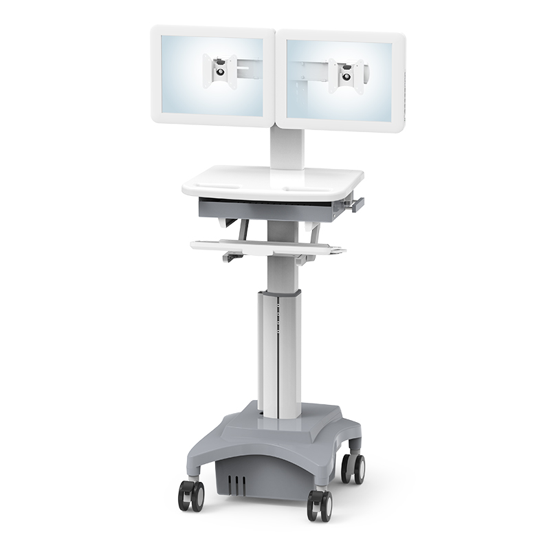 Modernsolid HC-172 Dual Monitor Computer Cart