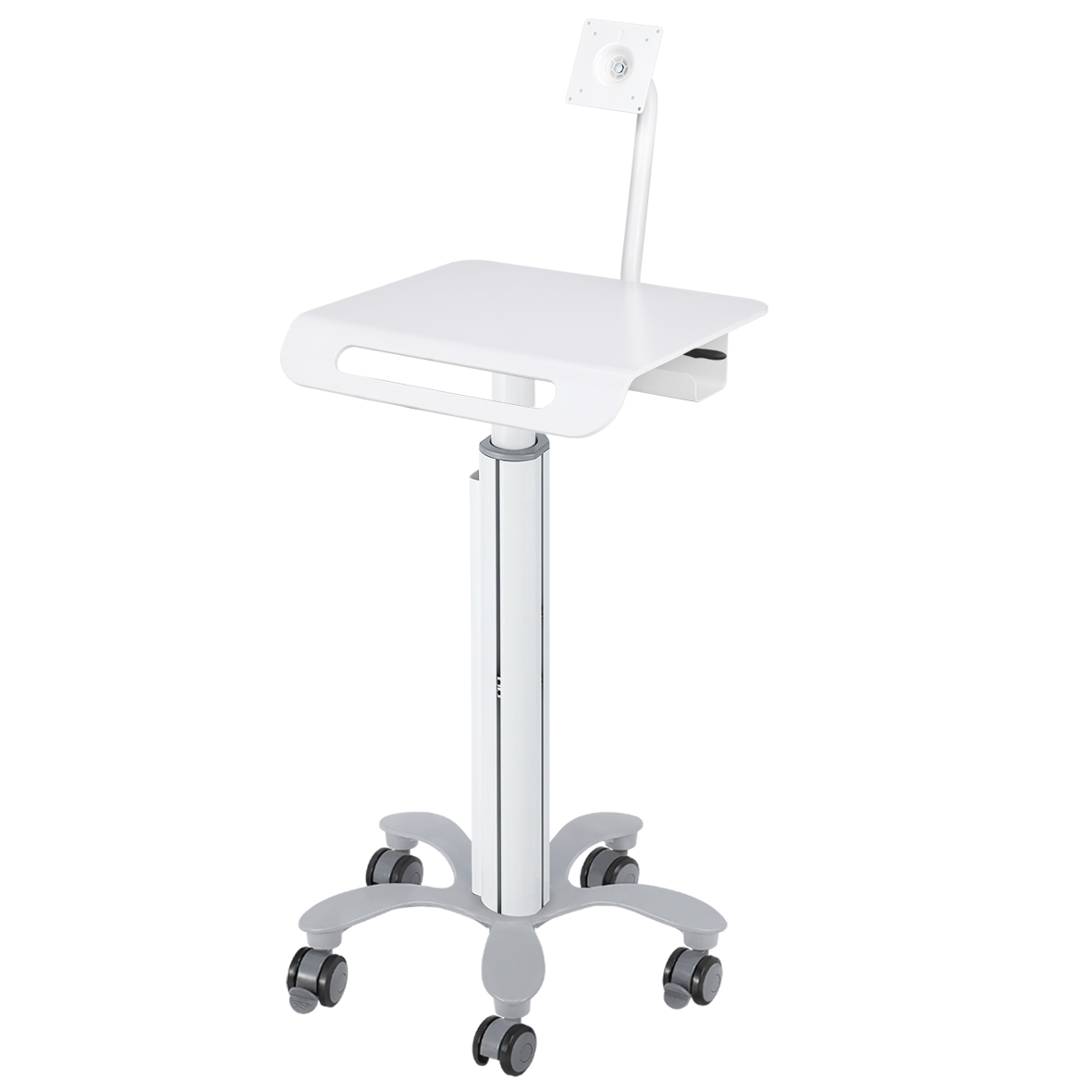 Modernsolid HC-351 Mobile Adjustable Height Stand Up Workstation Cart